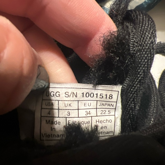 UGG NEUMEL WOMEN ANKLE BOOTS SUEDE BLACK US 4 - Picture 8 of 9